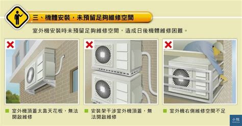 冷氣室外機格柵法規|空調家電安裝與維修空間規劃設計指導原則 草案